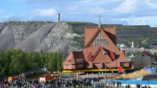 In Schweden hat der Umzug der Kirche von Kiruna hat begonnen