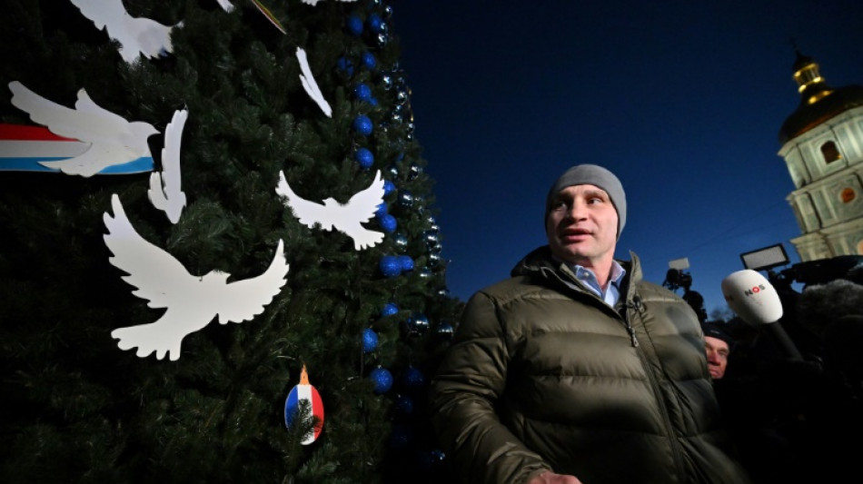 Kiew trotzt mit "Weihnachtsbaum der Unbesiegbarkeit" russischen Angriffen