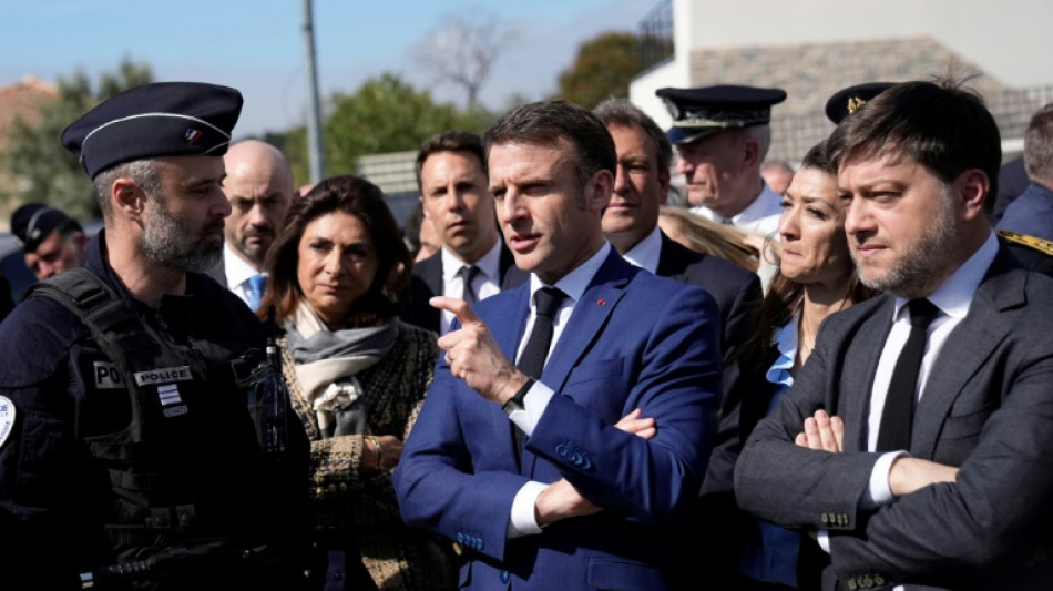 Macron &agrave; Marseille pour lancer une "op&eacute;ration sans pr&eacute;c&eacute;dent" contre le trafic de drogue 