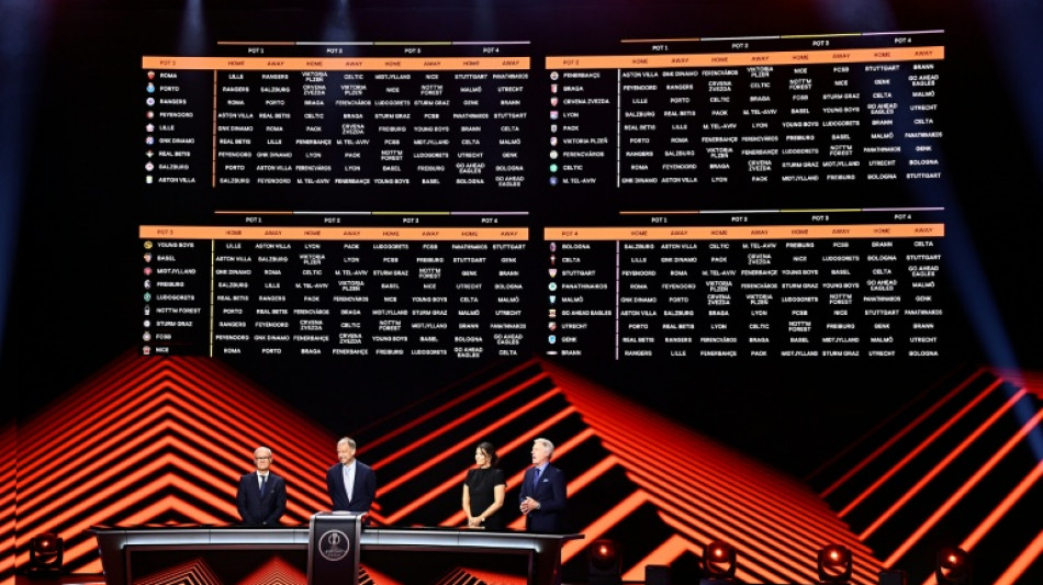 Ligue Europa: du lourd pour Nice, tirage favorable pour Lille et Lyon