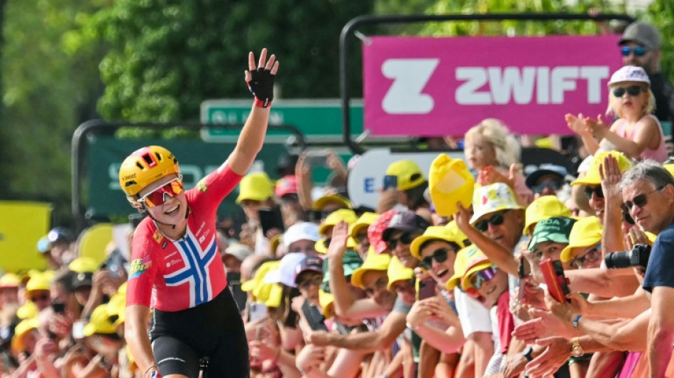 Norway's Haugset wins stage 3 to claim Tour de France Femmes lead