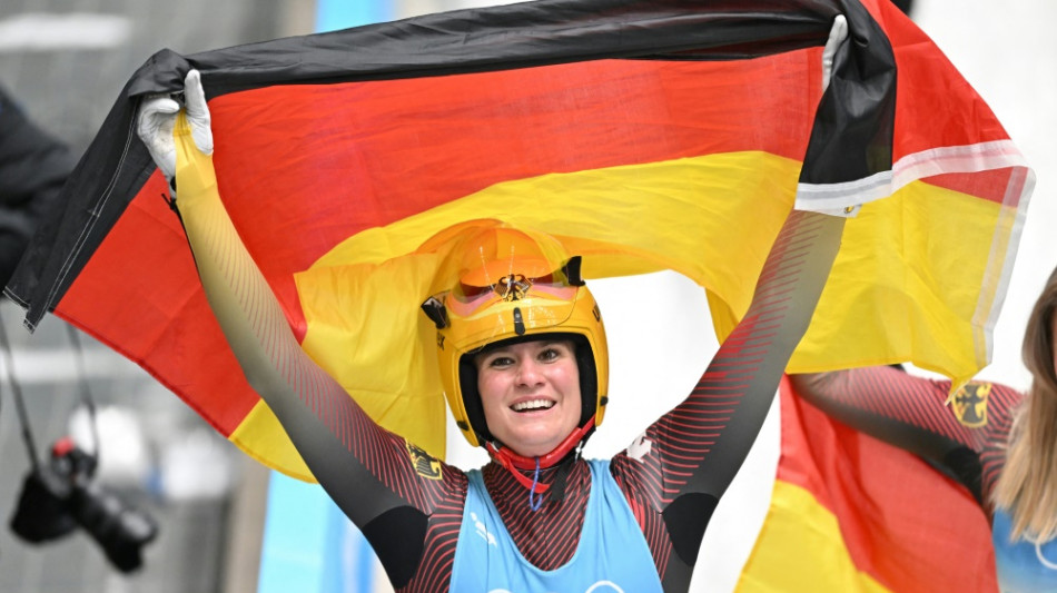 F&uuml;nftes Olympiagold: "Rodel-Mama" Geisenberger triumphiert vor Berreiter