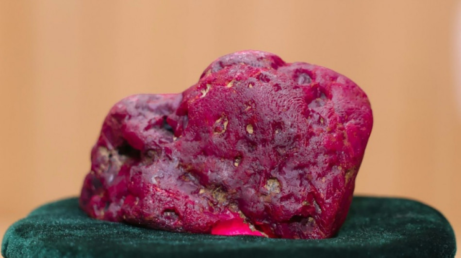 Myanmar says massive 11,000-carat ruby discovered 