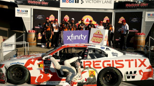 NASCAR driver breaks collarbone in fall as he celebrates win