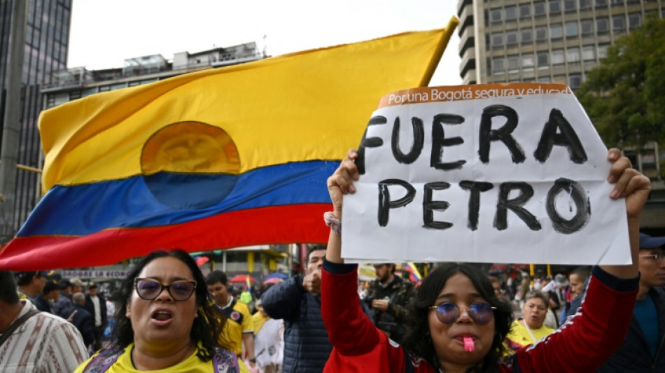 En Colombie, une manifestation sans pr&eacute;c&eacute;dent contre le pr&eacute;sident Petro