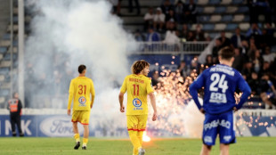 Bastia crowd trouble delays Le Mans Ligue 1 promotion party
